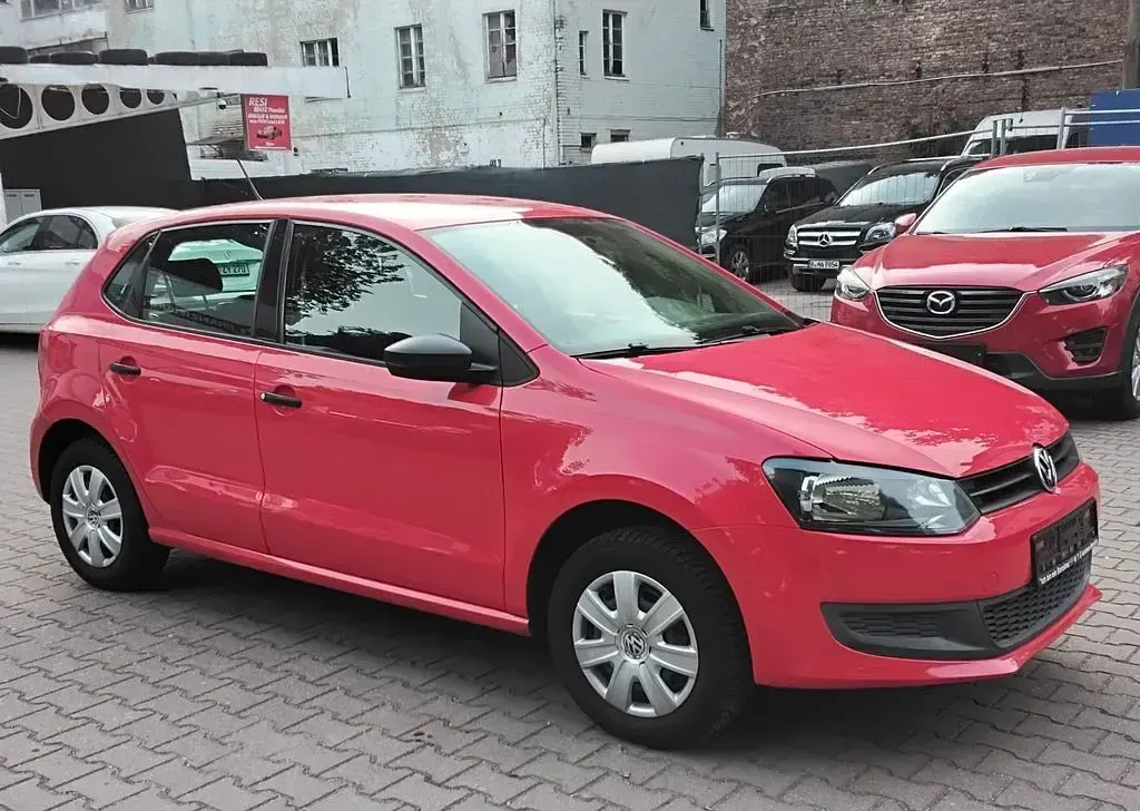 Gebraucht VW Polo Trendline 60 PS (44 kW) 2009 Rot Kleinwagen