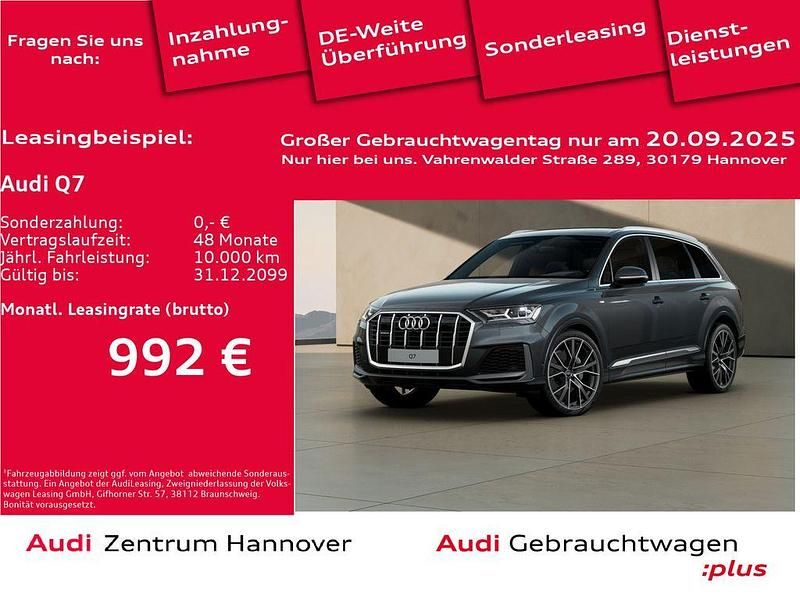 Daytonagrau perleffekt Gebraucht 2022 Audi Q7 Ambiente SUV | 59.990 € (Fairer Preis) - Bild 1/4