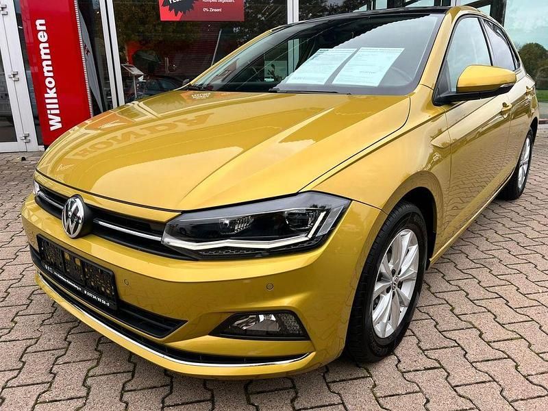 Gelb Gebraucht 2018 VW Polo Highline Limousine | 14.990 € (Etwas zu teuer) - Bild 1/4
