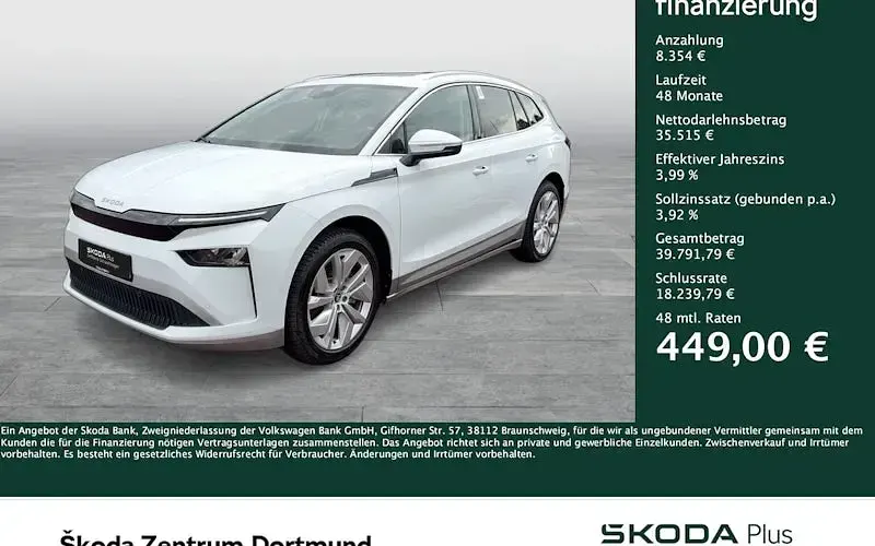 Gebraucht Skoda Enyaq iV Loft 210 kW (286 PS) 2025 Weiß SUV