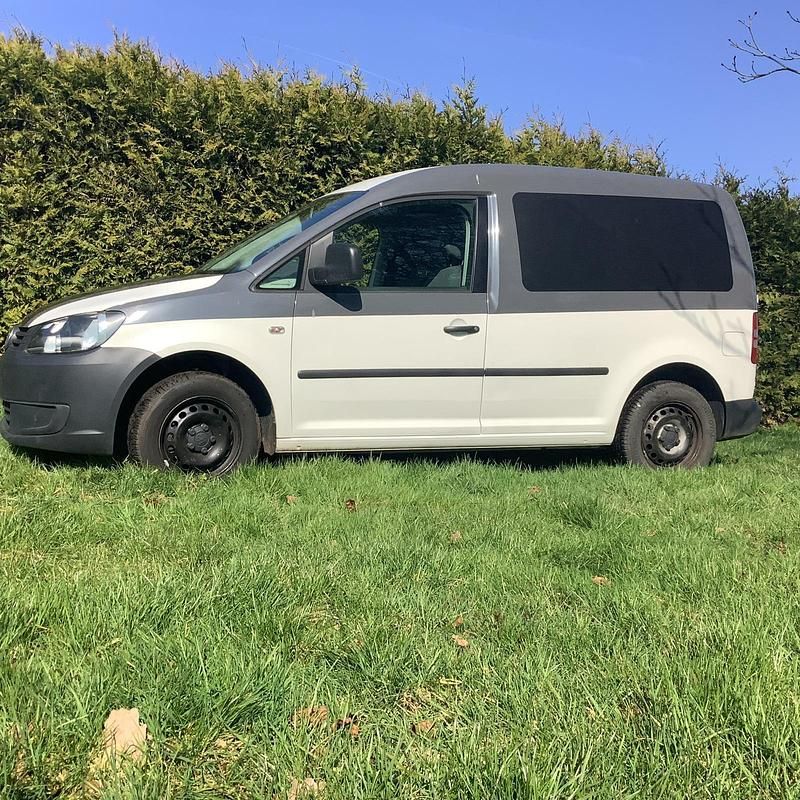 Gebraucht VW Caddy 75 PS (55 kW) 2014 Weiß Van / Kleinbus