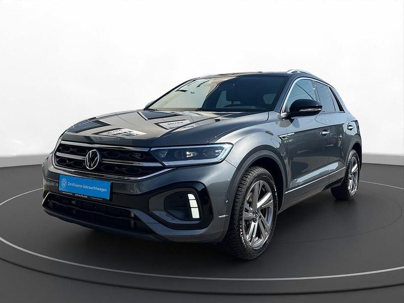 Indiumgrau Gebraucht 2025 VW T-Roc R-line SUV | 32.360 € (Teuer) - Bild 1/4