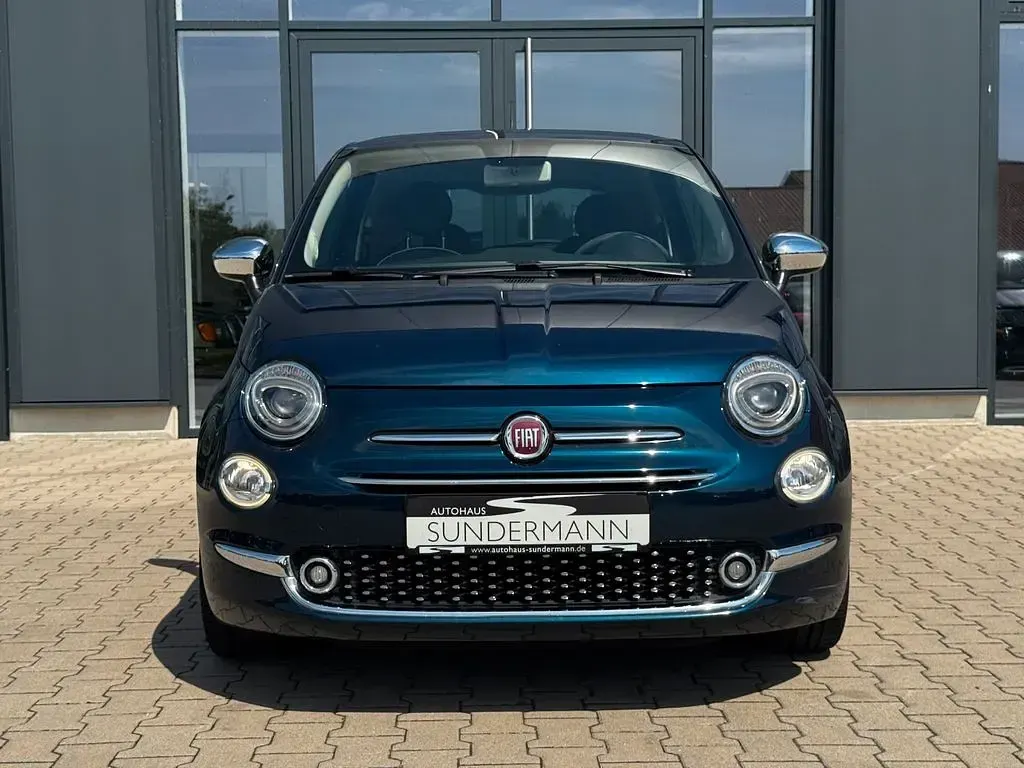 Gebraucht Fiat 500 Lounge 69 PS (50 kW) 2018 Blau Kleinwagen