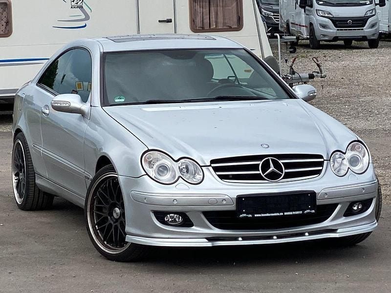 Silber Gebraucht 2006 Mercedes CLK350 Coupé | 4.990 € (Superpreis) - Bild 1/4