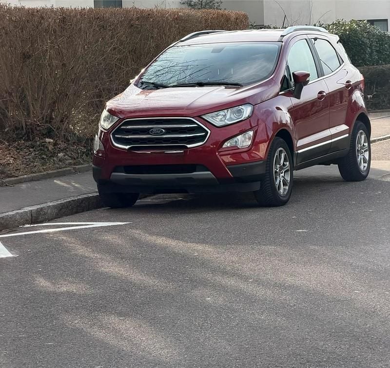 Rot Gebraucht 2019 Ford Ecosport Titanium SUV | 8.900 € (Superpreis) - Bild 1/4