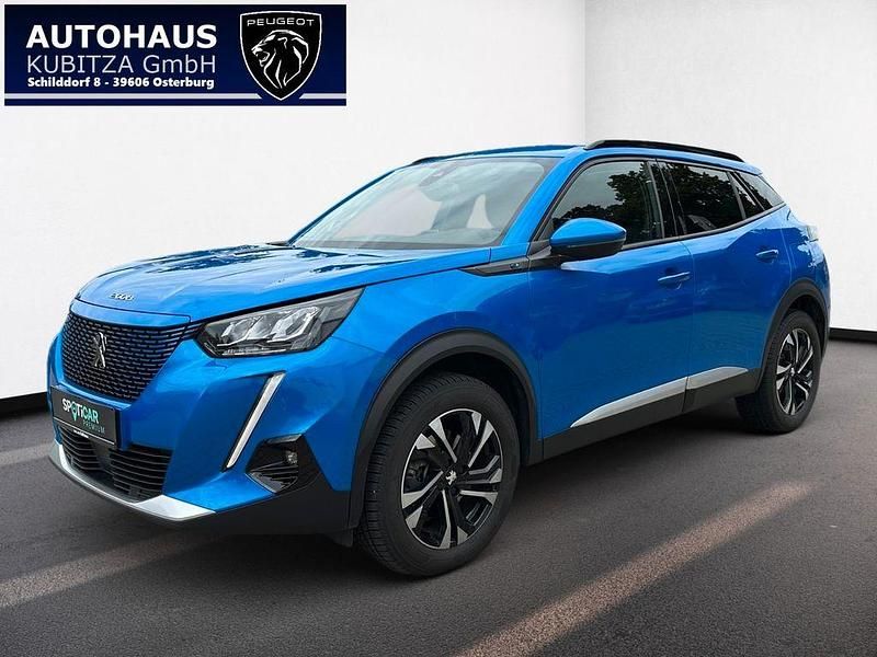 Blau Gebraucht 2021 Peugeot e-2008 Allure SUV | 14.950 € (Superpreis) - Bild 1/4