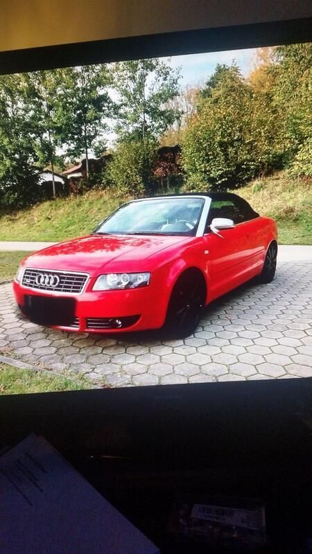 Rot Gebraucht 2005 Audi A4 Cabriolet Cabrio | 5.200 € (Fairer Preis) - Bild 1/4