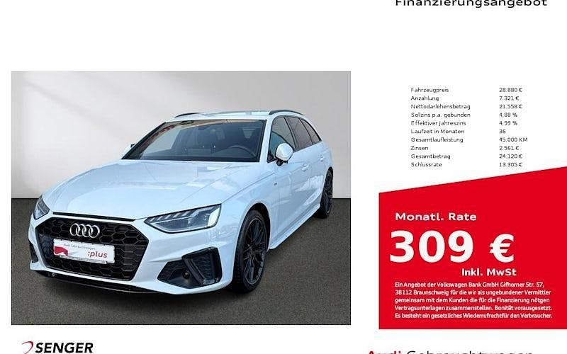 Gebraucht Audi A4 Ambiente 163 PS (119 kW) 2022 Gletscherweiß metallic Kombi