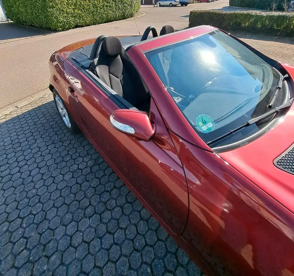 Gebraucht Mercedes SLK200 2005 Rot Cabrio