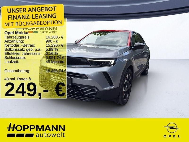 Grau Gebraucht 2021 Opel Mokka-e GS Line SUV | 16.280 € (Guter Preis) - Bild 1/4