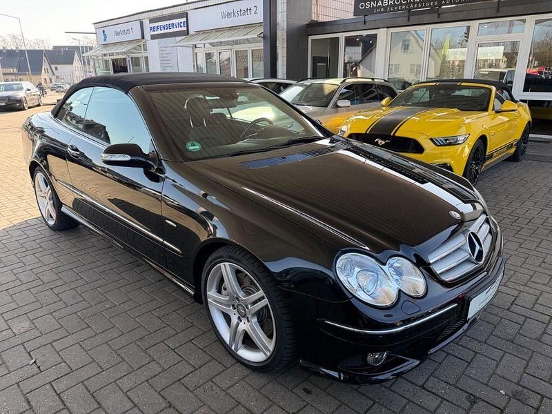 Gebraucht Mercedes CLK200 AMG 184 PS (135 kW) 2009 Schwarz Cabrio
