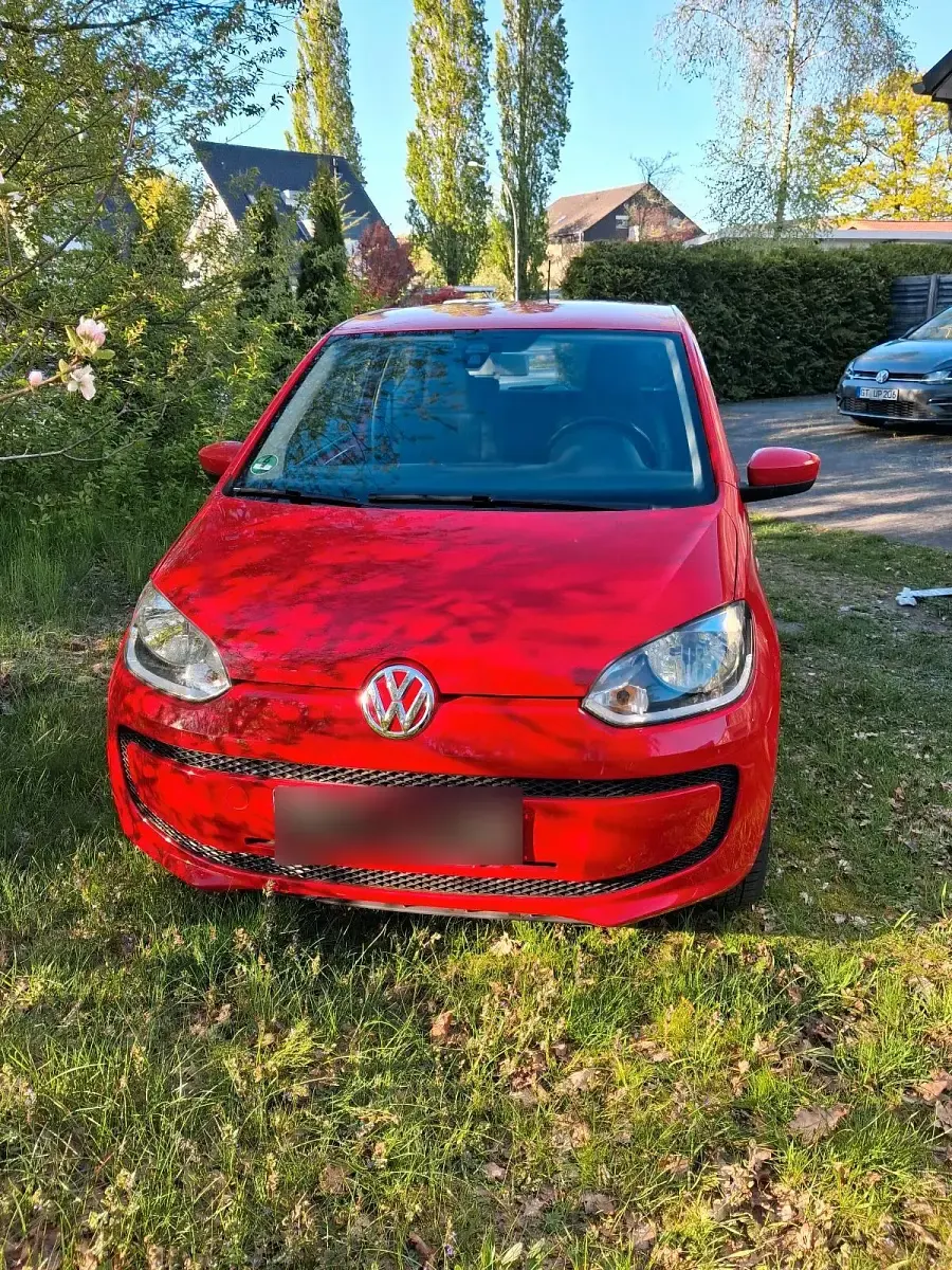 Gebraucht VW up! 60 PS (44 kW) 2015 Rot Kleinwagen