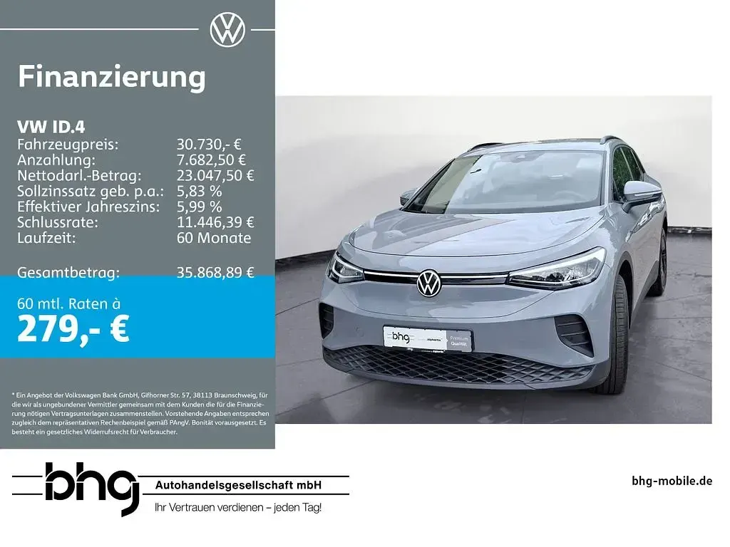 Gebraucht VW ID.4 Pure 125 kW (170 PS) 2024 SUV