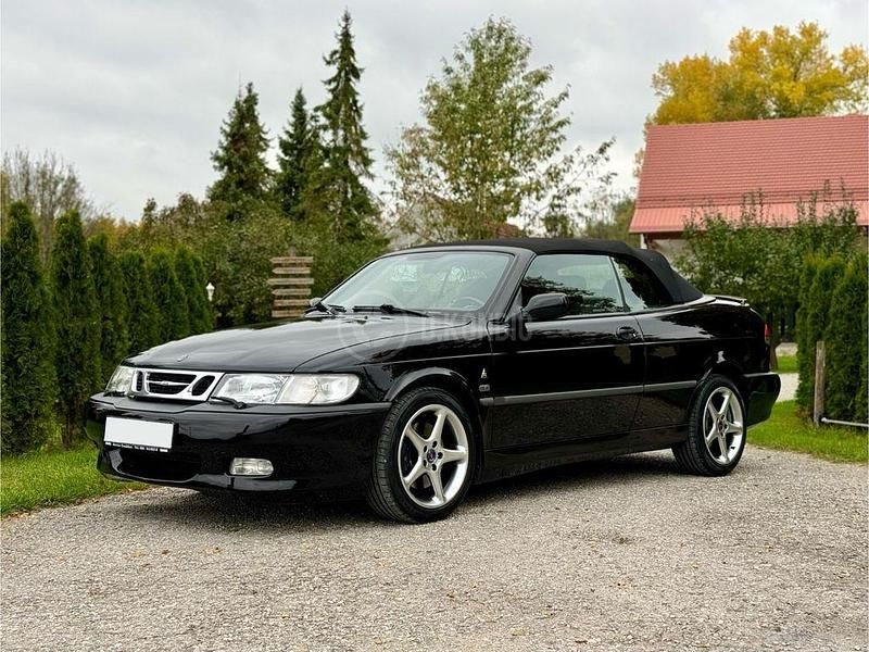 Schwarz Gebraucht 2000 Saab 9-3 Cabriolet Cabrio | 17.990 € - Bild 1/4