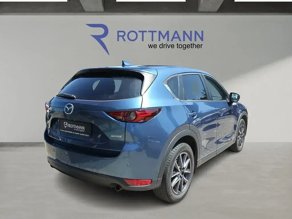 Gebraucht Mazda CX-5 Exclusive 165 PS (121 kW) 2018 Blau SUV