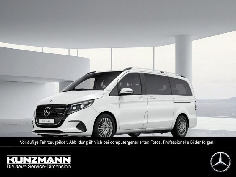 Bergkristallweiß metallic Gebraucht 2025 Mercedes V250 Style Van / Kleinbus | 73.690 € - Bild 1/4