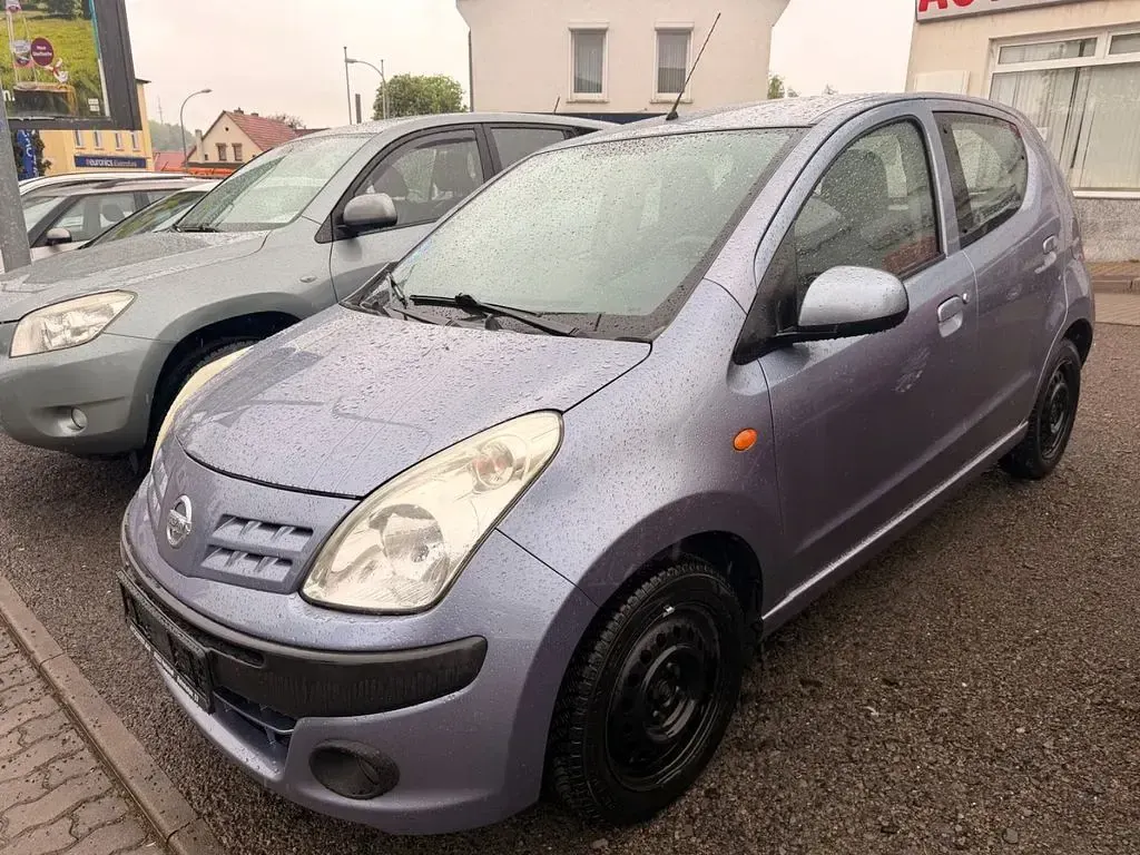 Gebraucht Nissan Pixo Acenta 68 PS (50 kW) 2009 Blau Kleinwagen