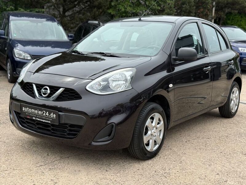 Schwarz Gebraucht 2016 Nissan Micra Visia Kleinwagen | 6.390 € (Fairer Preis) - Bild 1/4