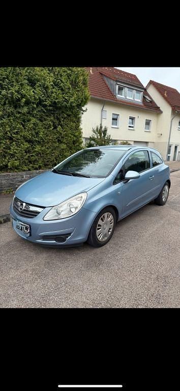 Blau Gebraucht 2007 Opel Corsa Limousine | 1.350 € (Superpreis) - Bild 1/4