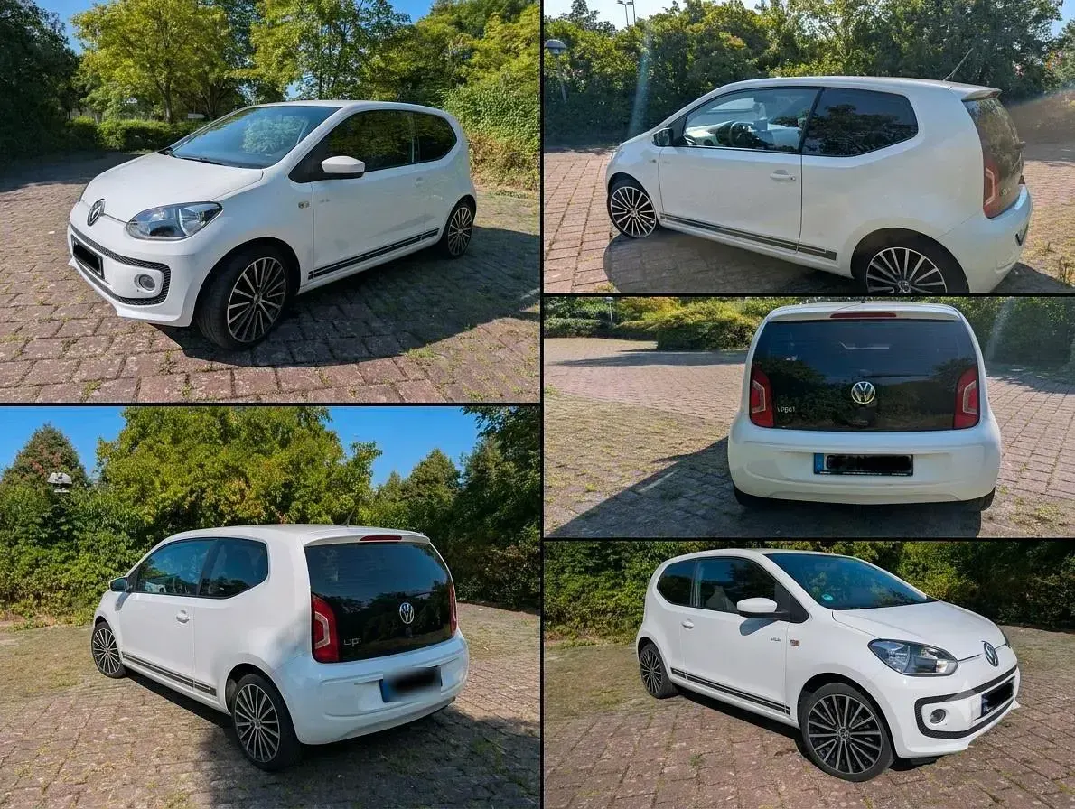 Gebraucht VW up! CLUB 75 PS (55 kW) 2016 Weiß Kleinwagen