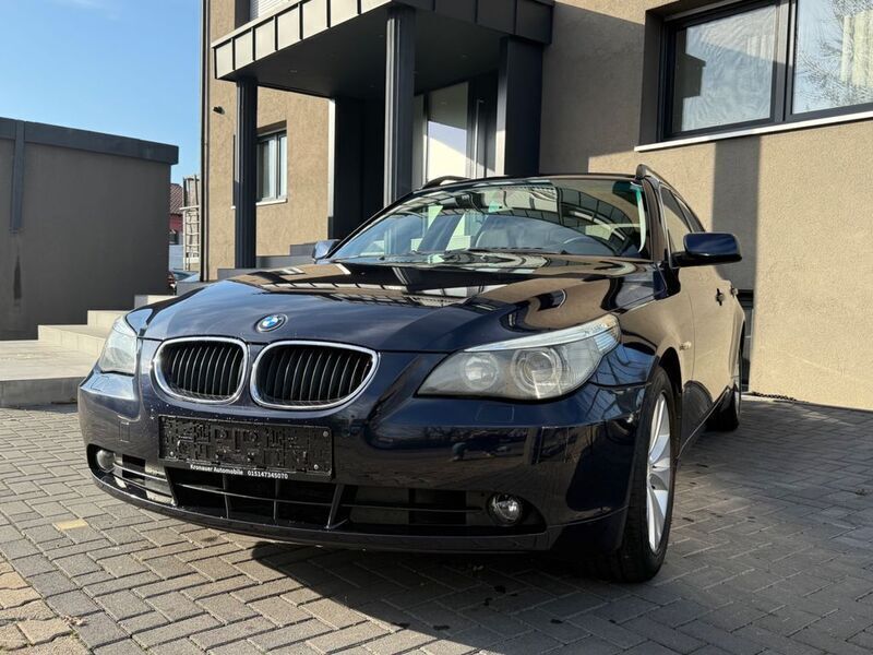 Blau Gebraucht 2005 BMW 525 Sport Line Kombi | 8.999 € (Teuer) - Bild 1/4