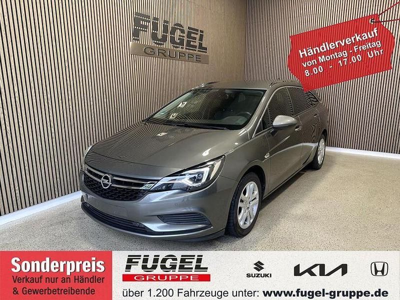 Quarz grau Gebraucht 2019 Opel Astra Edition Kombi | 6.449 € (Superpreis) - Bild 1/4