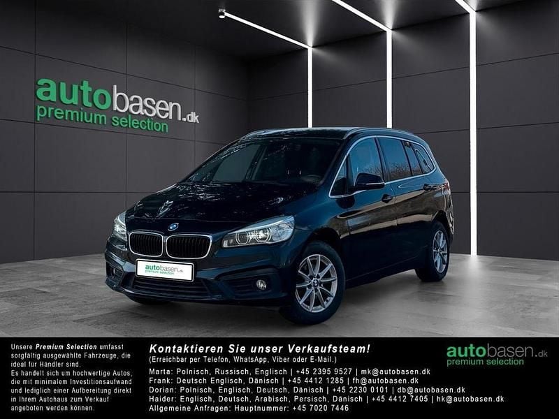 Schwarz Gebraucht 2017 BMW 218 Advantage Limousine | 8.450 € (Superpreis) - Bild 1/4