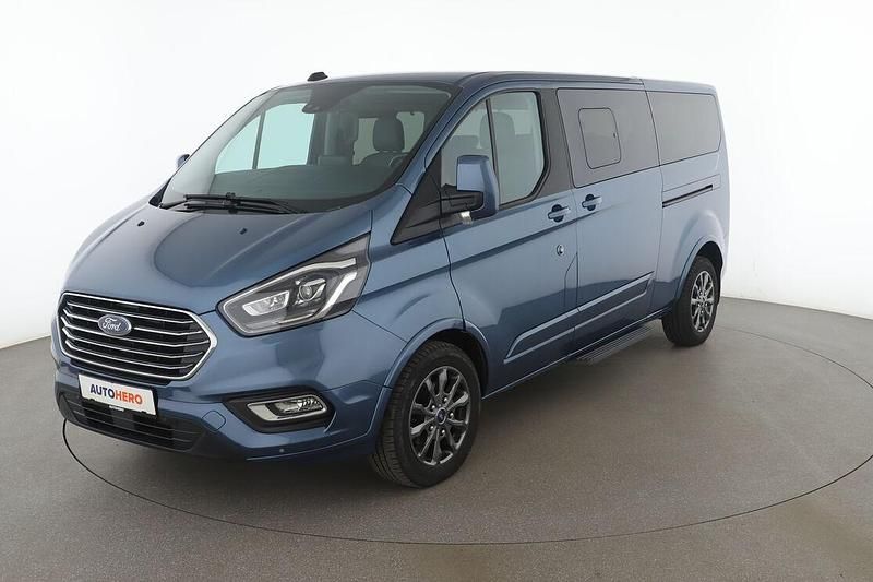 Blau Gebraucht 2021 Ford Tourneo Custom Titanium Van / Kleinbus | 34.390 € (Fairer Preis) - Bild 1/3