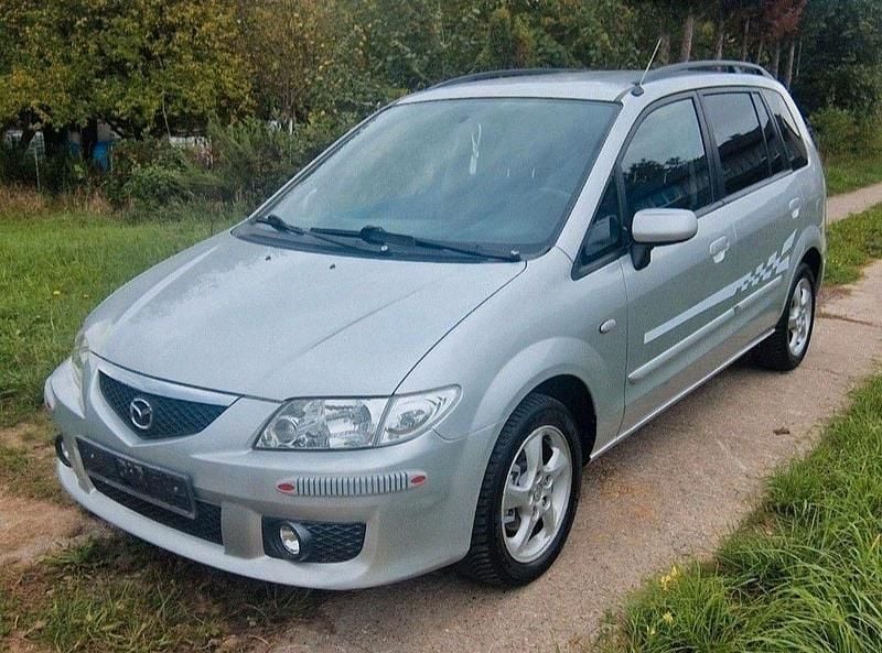 Gebraucht Mazda Premacy 101 PS (74 kW) 2002 Silber Van / Kleinbus