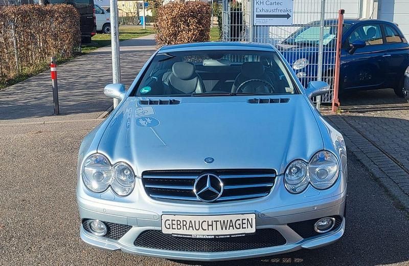 Gebraucht Mercedes SL500 AMG 306 PS (225 kW) 2003 Silber Cabrio