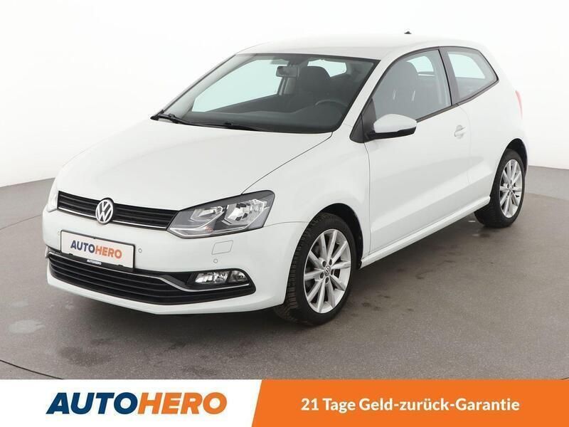Weiß Gebraucht 2016 VW Polo Highline Kleinwagen | 9.960 € (Fairer Preis) - Bild 1/3