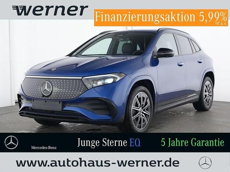 Lack spektralblau Gebraucht 2024 Mercedes EQA350 AMG Line Premium SUV | 38.783 € (Guter Preis) - Bild 1/4