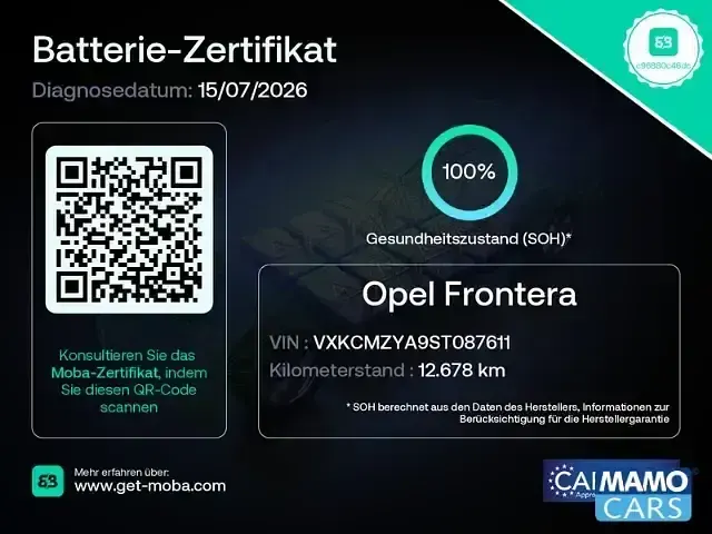Gebraucht Opel Frontera 83 kW (113 PS) 2025 Weiß SUV