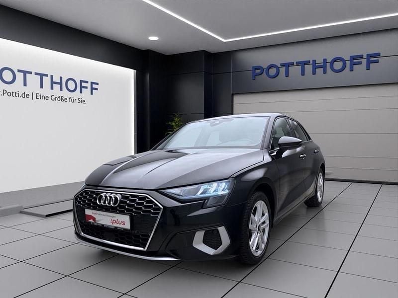 Schwarz Gebraucht 2024 Audi A3 Sportback Advanced Limousine | 26.950 € (Fairer Preis) - Bild 1/4