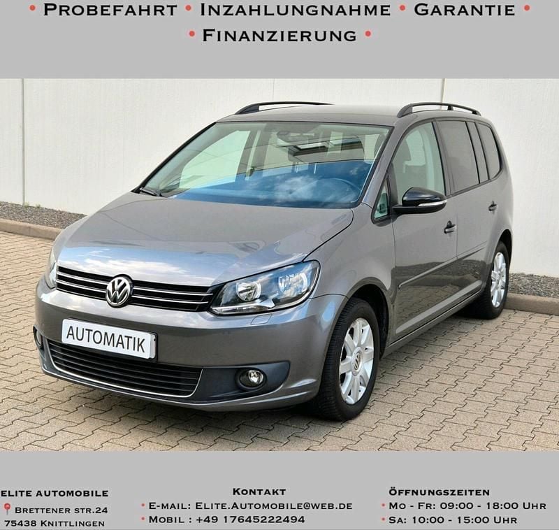 Grau Gebraucht 2012 VW Touran Highline Van / Kleinbus | 10.490 € (Fairer Preis) - Bild 1/4