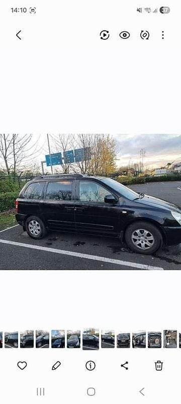 Gebraucht Kia Carnival Basis 185 PS (136 kW) 2007 Schwarz Van / Kleinbus