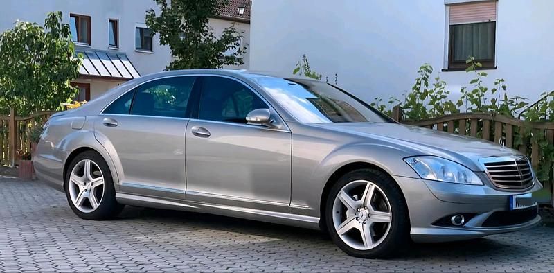 Silber Gebraucht 2007 Mercedes S320 AMG line Limousine | 15.000 € (Fairer Preis) - Bild 1/4