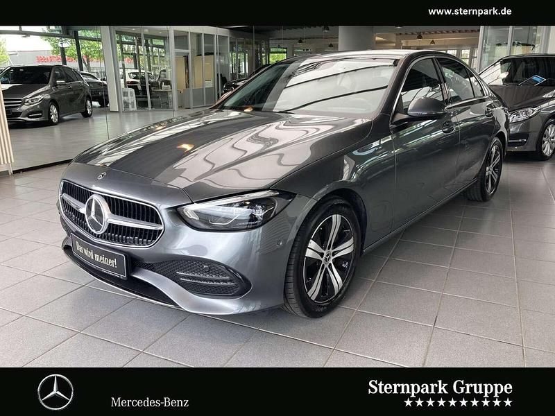 Lack selenitgrau Gebraucht 2024 Mercedes C180 Advanced Limousine | 33.320 € (Superpreis) - Bild 1/4