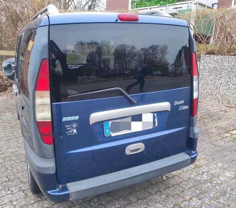 Gebraucht Fiat Doblò 103 PS (75 kW) 2003 Blau Van / Kleinbus