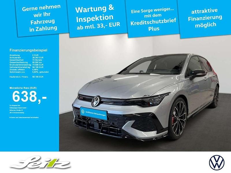 Silber Neu 2025 VW Golf VIII GTI Clubsport Limousine | 58.049 € - Bild 1/3