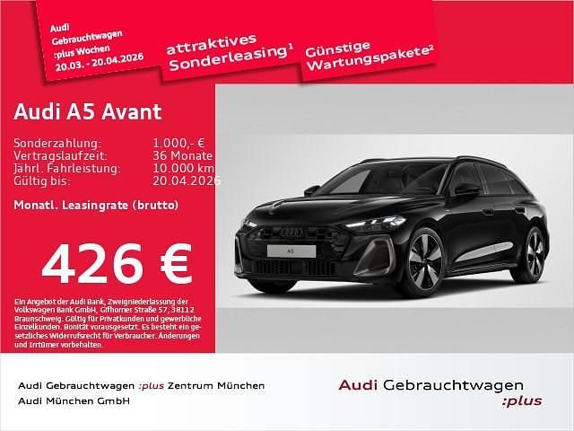 Gebraucht Audi A5 Edition .1 204 PS (150 kW) 2025 Mythosschwarz metallic Kombi