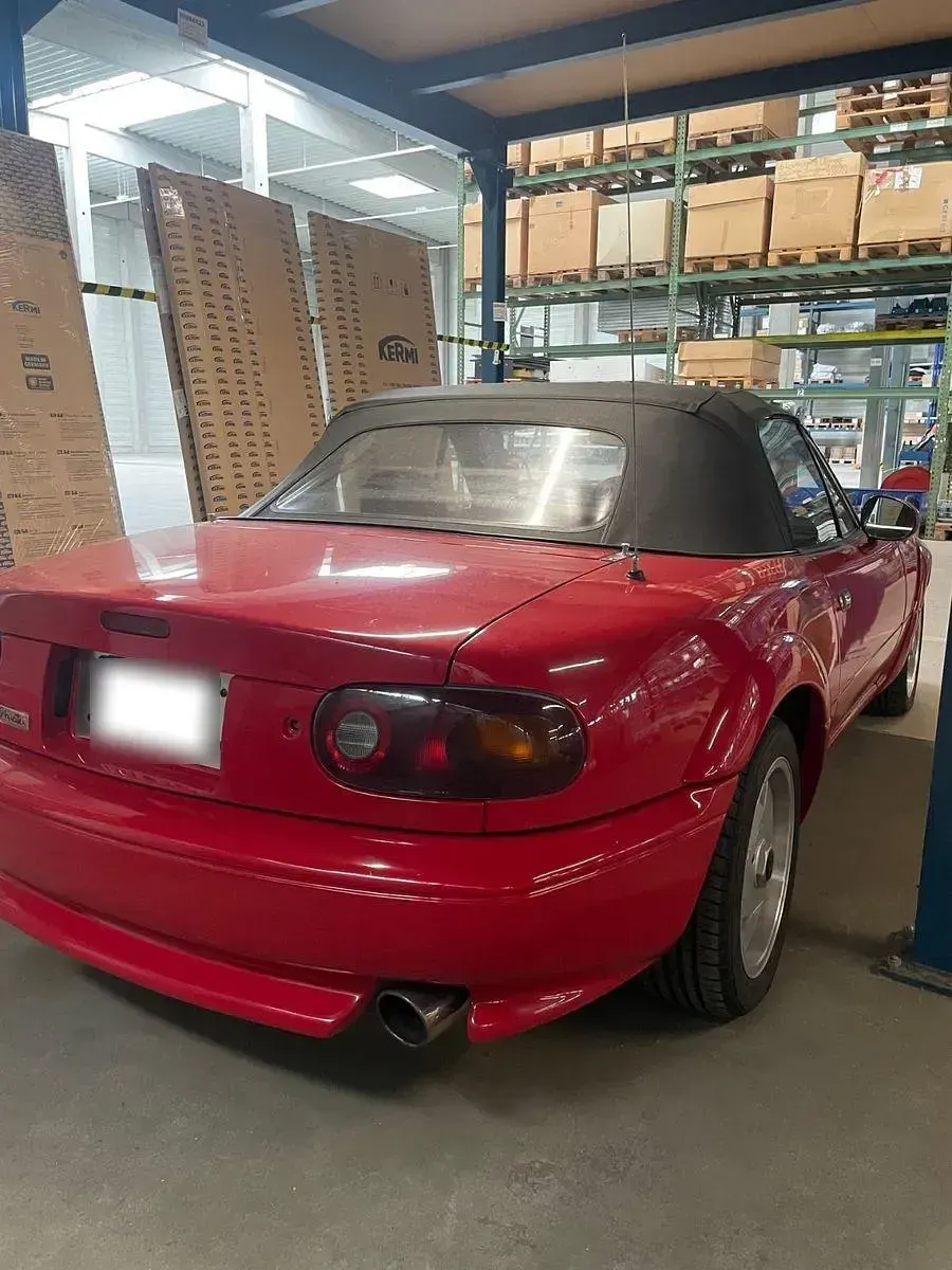 Gebraucht Mazda MX5 116 PS (85 kW) 1990 Rot Cabrio