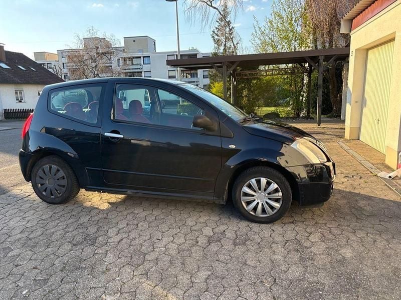 Gebraucht Citroën C2 Comfort 60 PS (44 kW) 2007 Schwarz Kleinwagen