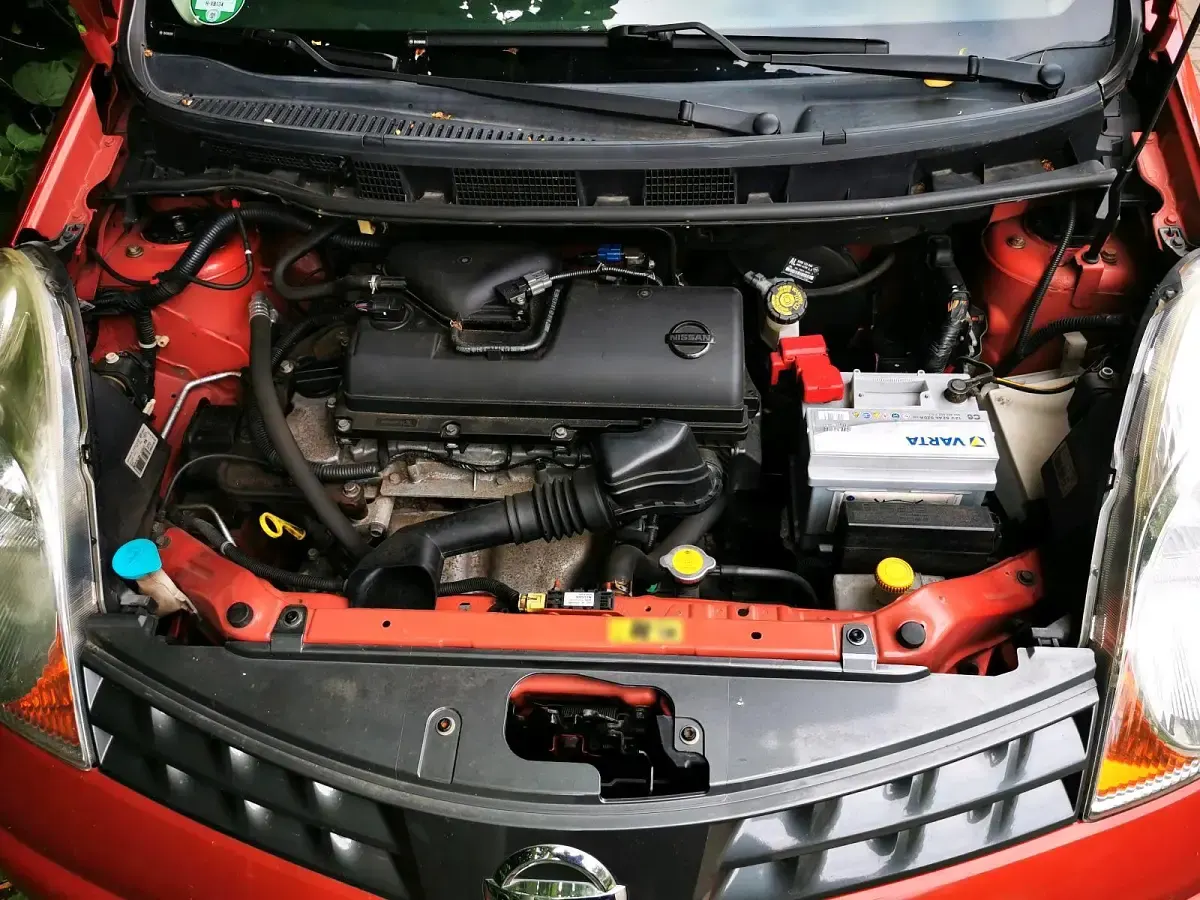 Usata Nissan Note 88 CV (64 kW) 2008 Arancione Utilitaria