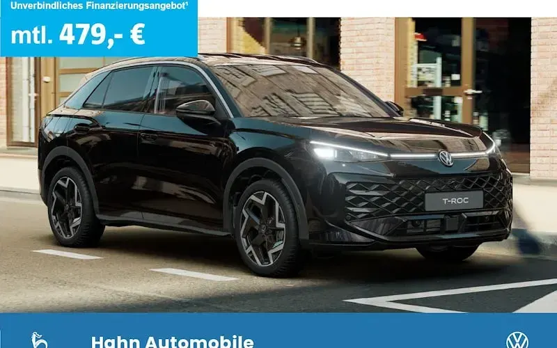 Gebraucht VW T-Roc R-line 150 PS (110 kW) 2026 Schwarz SUV