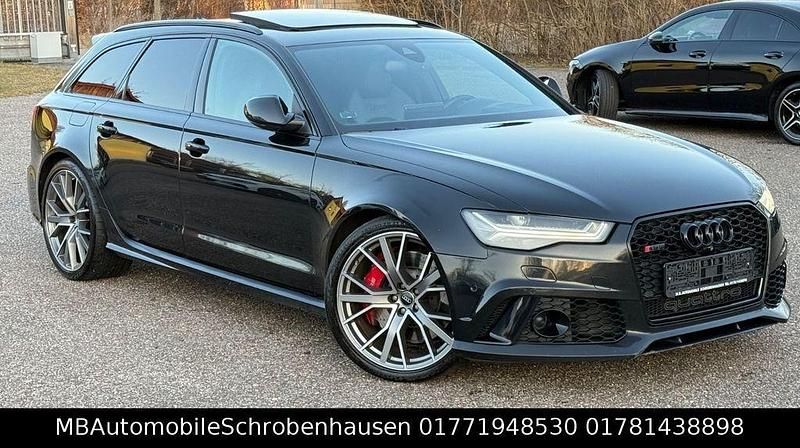 Mythosschwarz metallic Gebraucht 2016 Audi RS6 Performance Kombi | 49.499 € - Bild 1/4
