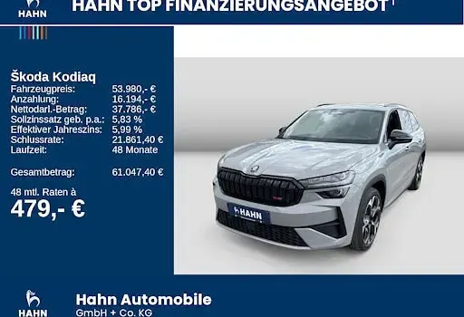 Neu Skoda Kodiaq RS 265 PS (194 kW) 2026 Grau SUV
