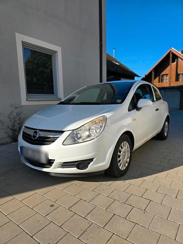 Weiß Gebraucht 2009 Opel Corsa Kleinwagen | 600 € (Superpreis) - Bild 1/4