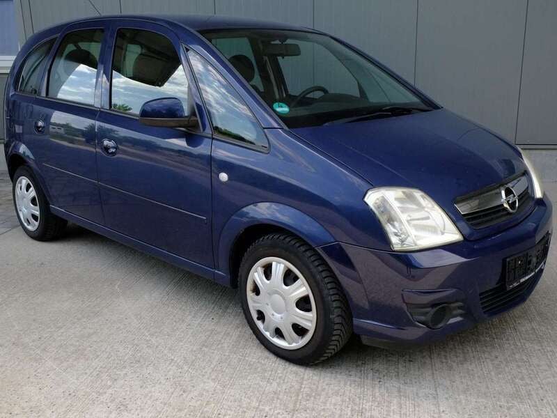 Royalblau h: u2/f:atlantikblau Gebraucht 2009 Opel Meriva Edition Van / Kleinbus | 1.950 € (Guter Preis) - Bild 1/4