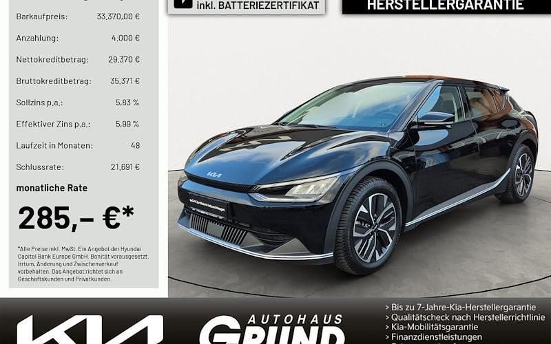 Schwarz Gebraucht 2023 Kia EV6 SUV | 33.370 € (Guter Preis) - Bild 1/4